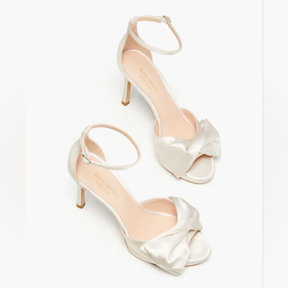Kate Spade Bridal Bow Sandals